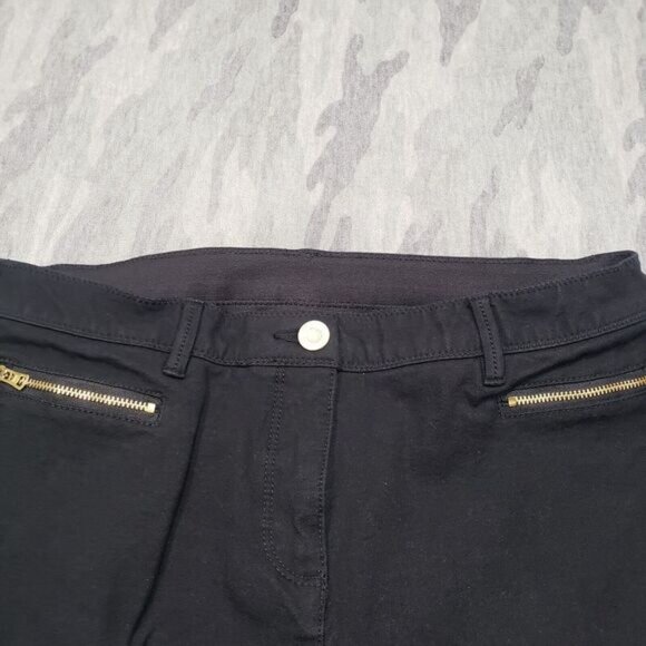 So Slimming By‎ Chicos Pants Womens 1.5 Black Ankle Stretch Mid Rise - Picture 2 of 12